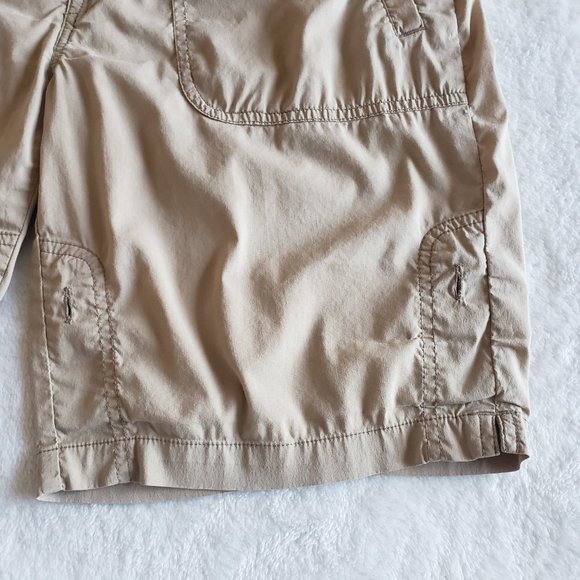 KOPPEN Slash Pocket Walking/Hiking Womens Rolltab Outdoor Tan Shorts SZ 8 - Picture 9 of 16